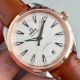 2017 Swiss Replica Omega Seamaster 2-Tone Rose Gold White Face Brown Leather Band Watch (5)_th.jpg